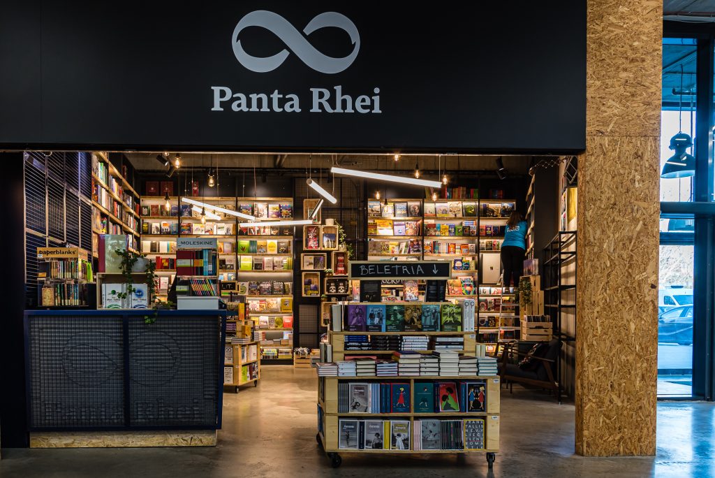 Kovové prvky interiéru predajne Panta Rhei, Freshmarket (november 2019), návrh interiéru: CONCEPT ARCHITECTS